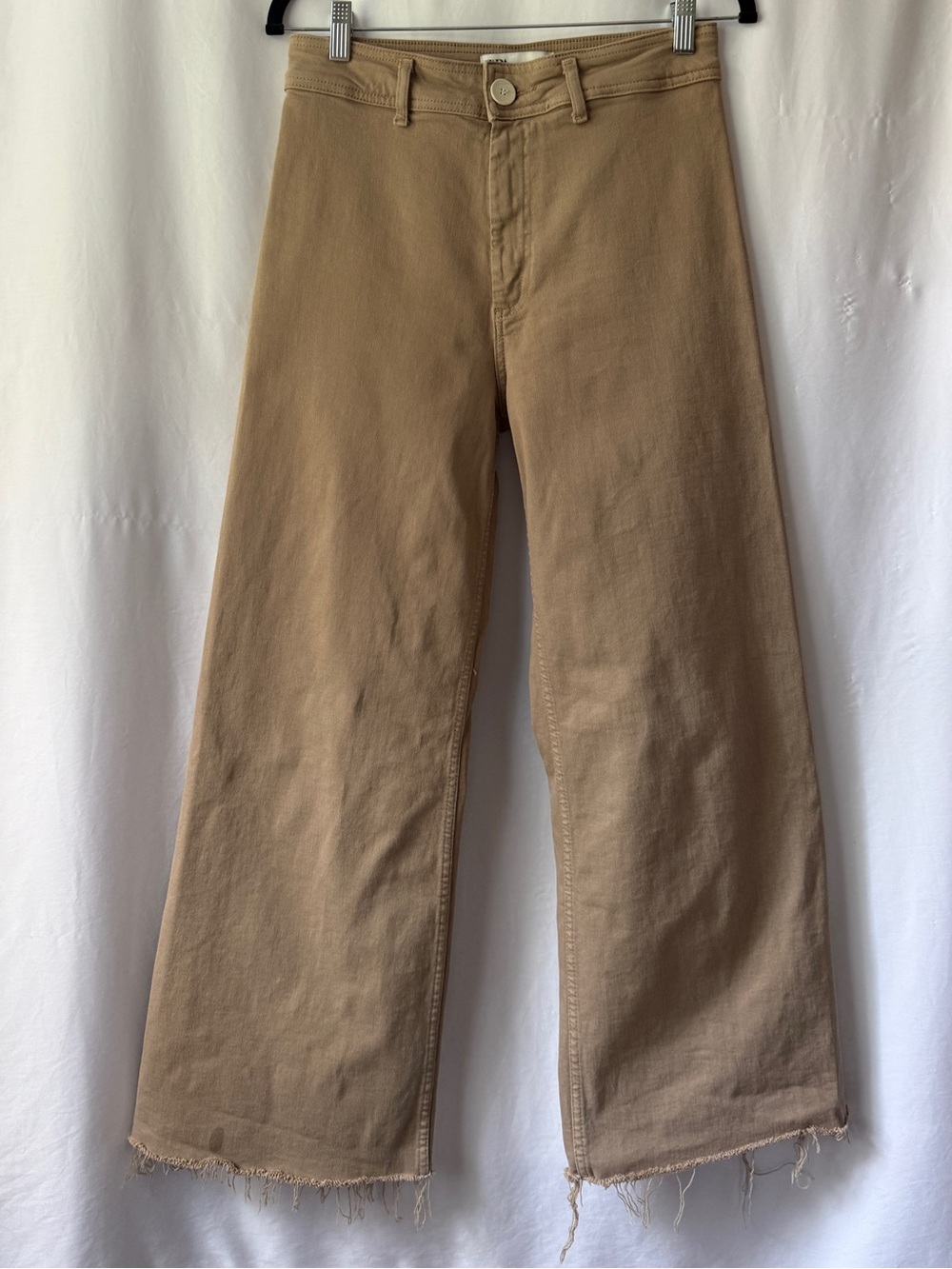 Zara Wide-Leg Khaki/Tan Pants
